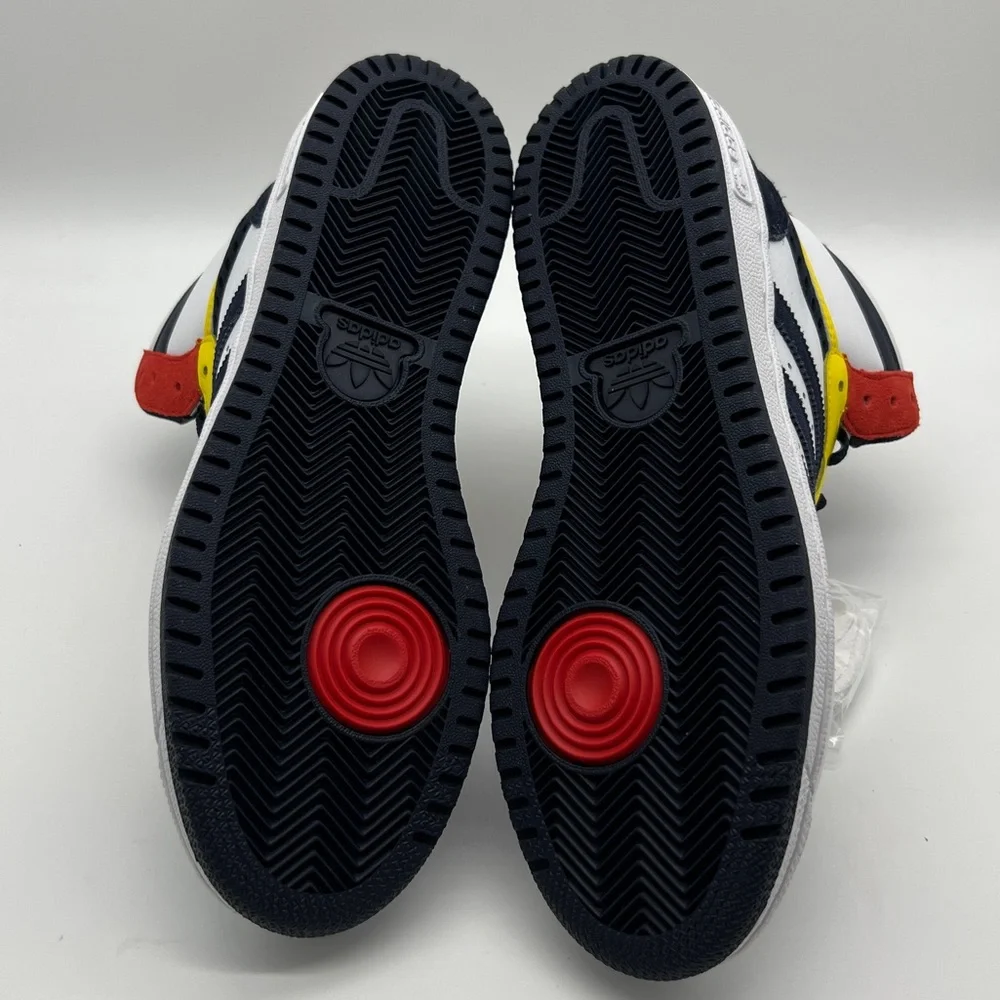 Adidas Top Ten Originals S24124 Blue White Red Yellow Basketball Shoe Sz 10